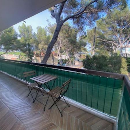 T2 Avec Clim Et Terrasse Vue Mer, Les Sablettes La Seyne-sur-Mer Extérieur photo